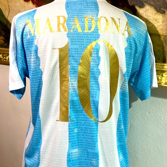 Adidas Argentina Maradona Rare Jersey Homage World Cup NWT🇦🇷⚽️🏆 - Picture 11 of 15
